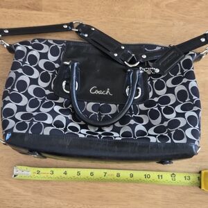 Coach Black and Gray Women's Bag